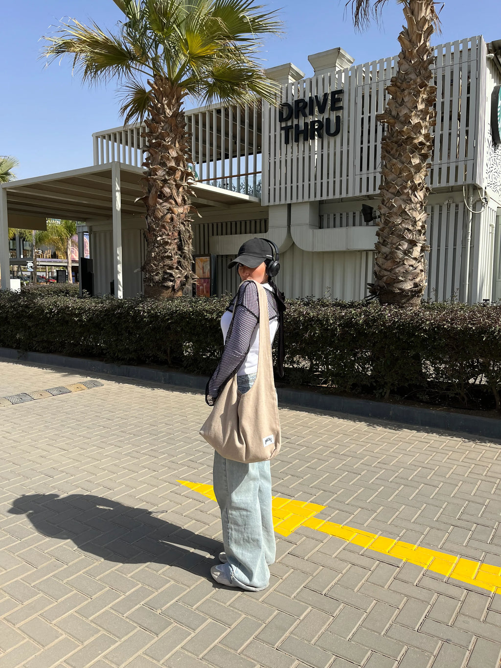 Beige Shoulder Bag