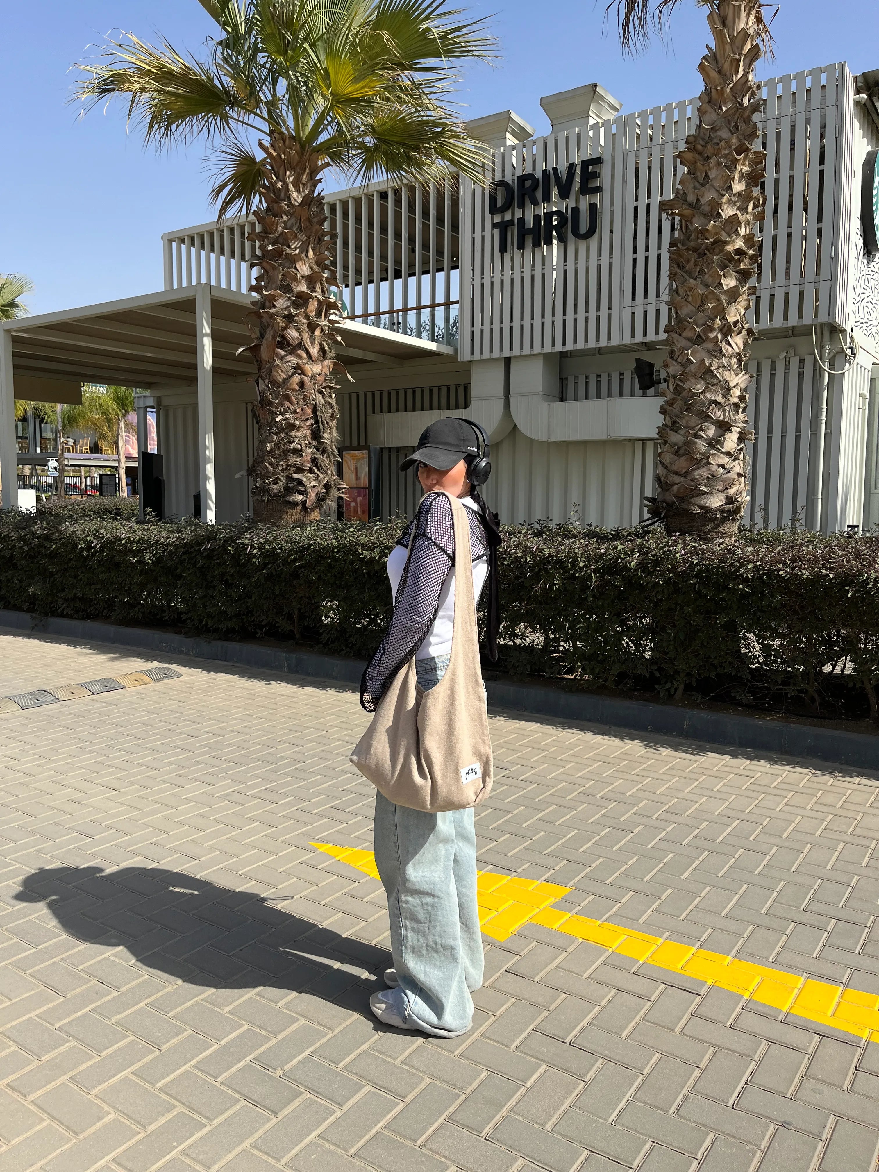 Beige Shoulder Bag